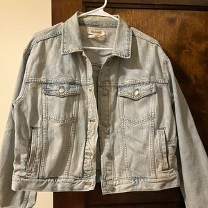 Madewell Boxy Crop Denim Jacket